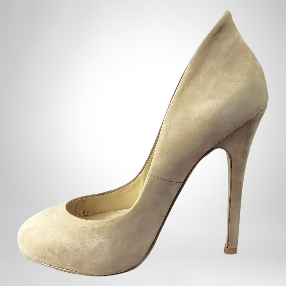 Aldo Tan Leather Suede Stiletto Pumps , Size: EU 36